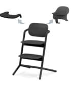 Cybex, Spisestol, Lemo Chair, 3i1 Pakke – Stunning Black