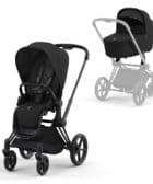 Cybex, Barnevogn, Platinum Line, Priam, Duo – Sepia Black/Matt Black