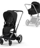 Cybex, Barnevogn, Platinum Line, e-Priam, Duo – Sepia Black/Chrome Black