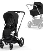 Cybex, Barnevogn, Platinum Line, e-Priam, Duo – Sepia Black/Matt Black
