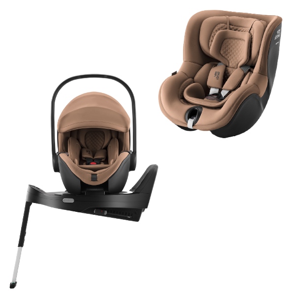 Britax, Baby-Safe Pro, Dualfix 5Z & Vario Base 5Z - Lux, Warm Caramel