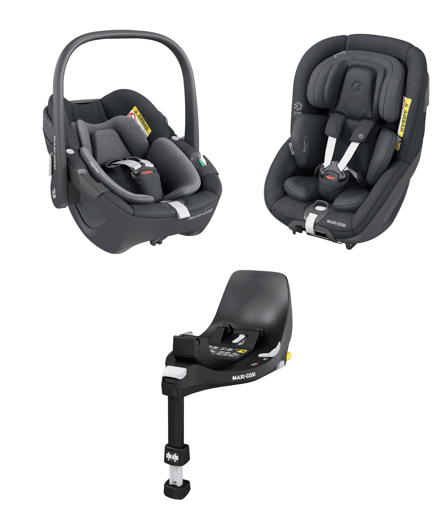 Maxi-Cosi, Pebble 360, Babybilstol inkl.Base - Essential Green