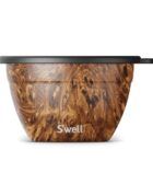 Swell, Salatbolle m/Lokk & Dipskål, 1900 ml – Teakwood