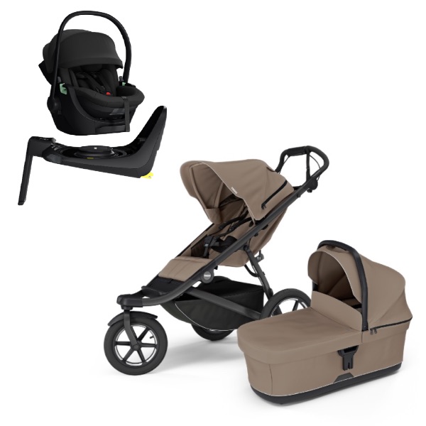Thule, Barnevogn, Urban Glide 3 inkl. Maple & Alfi Base - Tinted Taupe