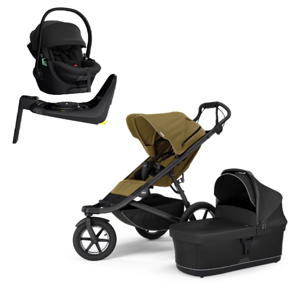 Thule, Barnevogn, Urban Glide 3 inkl. Maple & Alfi Base - Nutria