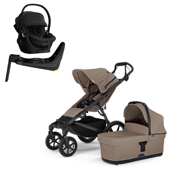 Thule, Barnevogn, Urban Glide 4-Wheel inkl. Maple & Alfi Base – Tinted Taupe