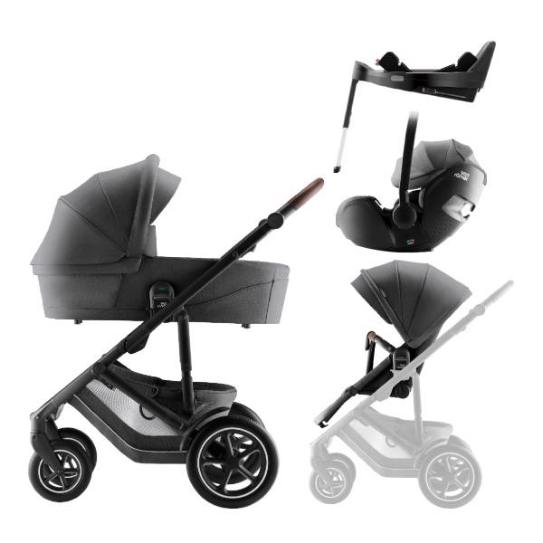 Britax, Smile 5Z inkl. Baby-Safe Pro & Base, Style - Mineral Grey