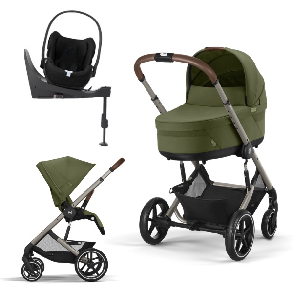 Cybex, Balios S Lux inkl. Cloud T & Base T - Moss Green