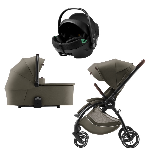 Britax, Barnevognpakke, Rio Duo inkl. Axkid Gokid - Urban Olive