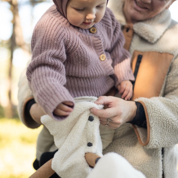 Easygrow, Håndmuffer, Teddy - Sand