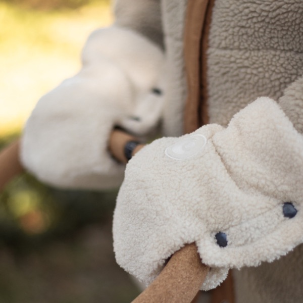 Easygrow, Håndmuffer, Teddy - Sand