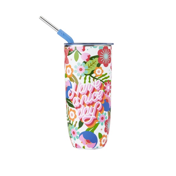 Swell, Termokopp m/Sugerør, 700 ml - Steffi Lynn