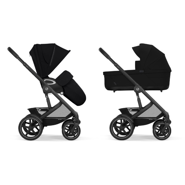 Cybex, Barnevogn, Talos S Lux Duo, 2025 - Moon Black