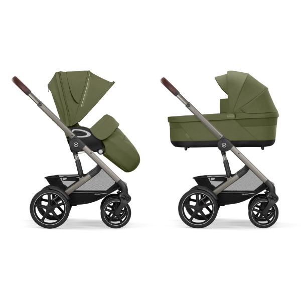 Cybex, Barnevogn, Talos S Lux Duo, 2025 - Moss Green