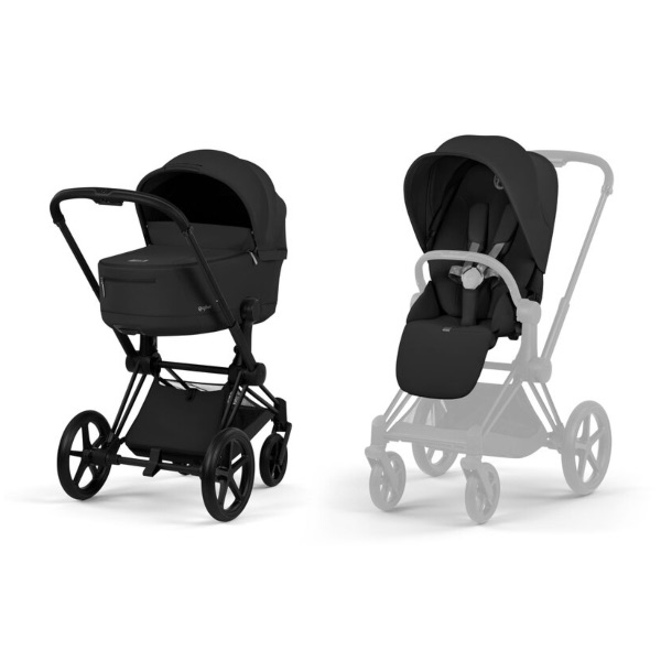 Cybex, Priam, Duo 2025 - Sepia Black/Matt Black