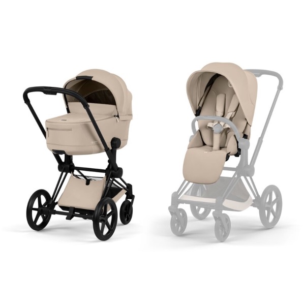 Cybex, Priam, Duo 2025 - Cozy Beige/Matt Black