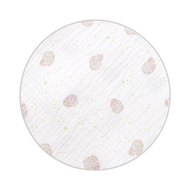 Babyono, Musselinkluter / Gulpekluter, 3 pk – Beige Sheep