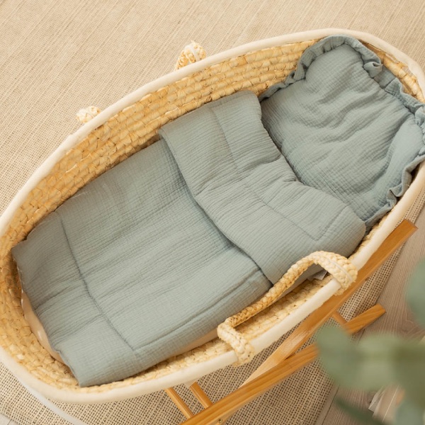 Sensillo, Sengesett Vogn/Vugge - Khaki